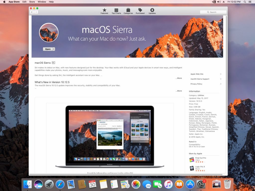 Create desktop app from website mac